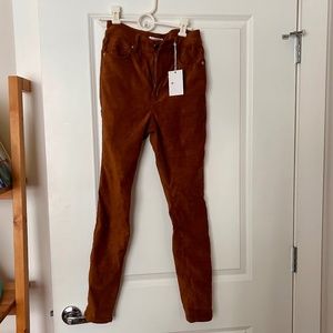 NBW Good American Good Waist Suede Pants Size 6